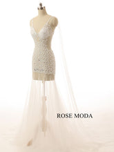 Load image into Gallery viewer, rosemoda-lace-illusion-flowy-evening-dress-b.jpg
