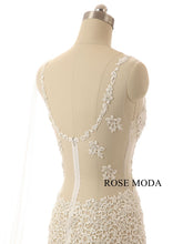 Load image into Gallery viewer,     rosemoda-lace-illusion-flowy-evening-dress-h.jpg
