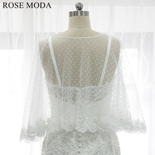 Load image into Gallery viewer, rosemoda-lace-mermaid-wedding-dress-with-removable-cape-e.jpg
