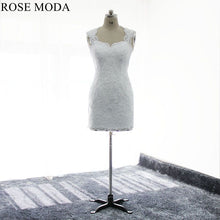 Load image into Gallery viewer, rosemoda-lace-short-wedding-dress-with-removable-skirt-a.jpg
