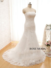 Load image into Gallery viewer, rosemoda-lace-trumpet-wedding-dress-b.jpg
