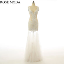 Load image into Gallery viewer, rosemoda-long-illusion-party-dress-night-club-dress-a.jpg
