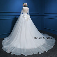 Load image into Gallery viewer, rosemoda-long-sleeve-ball-gown-wedding-dress-d.jpg
