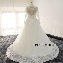 Load image into Gallery viewer, rosemoda-long-sleeve-ball-gown-wedding-dress-d_faff02bf-eb8b-45ca-9aa4-925de2f46f4a.jpg
