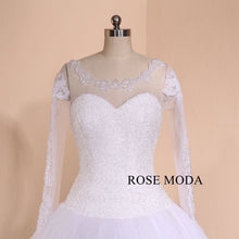 Load image into Gallery viewer, rosemoda-long-sleeve-full-beading-ball-gown-wedding-dress-e.jpg
