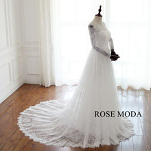 Load image into Gallery viewer, rosemoda-long-sleeve-lace-a-line-wedding-dress-b_4d5162d3-e963-46e3-962d-1ab2cc0d3084.jpg
