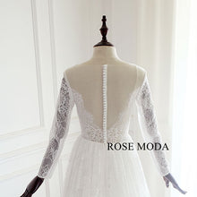 Load image into Gallery viewer, rosemoda-long-sleeve-lace-a-line-wedding-dress-e_564d5ea8-b94f-445c-a44b-1125ac7ea84c.jpg
