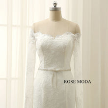 Load image into Gallery viewer, rosemoda-long-sleeve-lace-mermaid-wedding-dress-e_73d2c57b-8aaf-4031-ac81-50e5c76332eb.jpg
