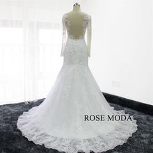 Load image into Gallery viewer, rosemoda-long-sleeve-lace-mermaid-wedding-dress-e_98e101c3-9e5e-4065-b2a1-42d59b5844e5.jpg
