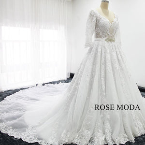 rosemoda-luxury-lace-ball-gown-wedding-dress-with-crystal-belt-b.jpg