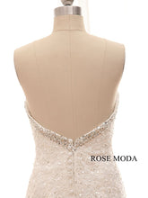 Load image into Gallery viewer, Rosemoda Lace Mermaid Wedding Dress with Removable Bolero
