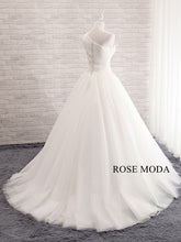 Load image into Gallery viewer, rosemoda-one-shoulder-ball-gown-wedding-dress-e.jpg
