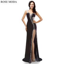 Load image into Gallery viewer, rosemoda-one-shoulder-beaded-velvet-prom-dress-a.jpg
