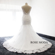 Load image into Gallery viewer, rosemoda-pearl-lace-mermaid-wedding-dress-b_15a2d252-f06c-4f09-b0a0-18fdbdd1724d.jpg
