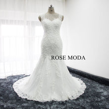 Load image into Gallery viewer, rosemoda-pearl-lace-mermaid-wedding-dress-b_6ae2aa2c-3fe7-4877-ab9d-ccefd0f497e1.jpg
