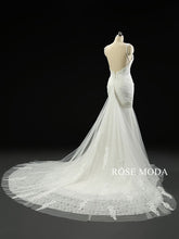 Load image into Gallery viewer, rosemoda-pearl-lace-mermaid-wedding-dress-d.jpg
