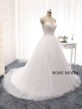 Load image into Gallery viewer, rosemoda-plunging-v-neck-ball-gown-wedding-dress-b.jpg
