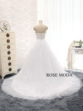 Load image into Gallery viewer, rosemoda-plunging-v-neck-ball-gown-wedding-dress-c.jpg
