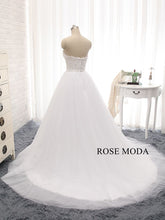 Load image into Gallery viewer, rosemoda-plunging-v-neck-ball-gown-wedding-dress-e.jpg
