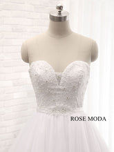 Load image into Gallery viewer, rosemoda-plunging-v-neck-ball-gown-wedding-dress-f.jpg
