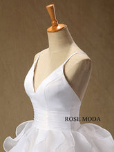 Load image into Gallery viewer, rosemoda-plunging-v-neckline-organza-ball-gown-wedding-dress-e.jpg
