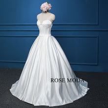 Load image into Gallery viewer, rosemoda-princess-satin-wedding-dress-c.jpg
