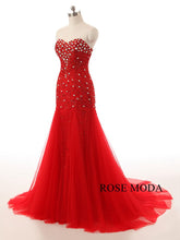 Load image into Gallery viewer, rosemoda-red-beaded-crystal-prom-dress-b.jpg
