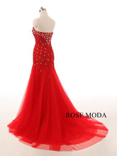 Load image into Gallery viewer,     rosemoda-red-beaded-crystal-prom-dress-d.jpg
