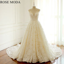 Load image into Gallery viewer,     rosemoda-sequin-lace-ball-gown-wedding-dress-a_1c2a6212-774e-4740-af44-33dec9057e4f.jpg
