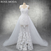 Load image into Gallery viewer, rosemoda-sheath-wedding-dress-with-removable-train-b.jpg
