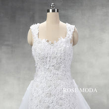 Load image into Gallery viewer, rosemoda-sheath-wedding-dress-with-removable-train-g.jpg
