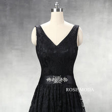 Load image into Gallery viewer, rosemoda-short-black-lace-party-dress-e.jpg
