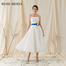 Load image into Gallery viewer, rosemoda-short-weddingdress-a-front.jpg
