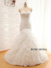 Load image into Gallery viewer, rosemoda-sweetheart-organza-mermaid-weddingdress-a.jpg
