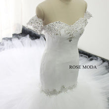 Load image into Gallery viewer, rosemoda-tiered-tufted-mermaid-wedding-dress-h.jpg
