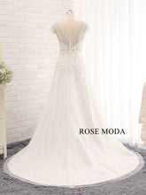 Load image into Gallery viewer, rosemoda-two-pieces-heavy-beading-fitted-a-line-weddingdress-h.jpg
