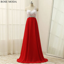 Load image into Gallery viewer, rosemoda-white-and-red-long-prom-dress-e.jpg
