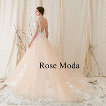 Load image into Gallery viewer, rosemoda-a-line-weddingdress-back side
