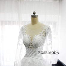 Load image into Gallery viewer, rosemodalongsleevesballgownweddingdress-c.jpg
