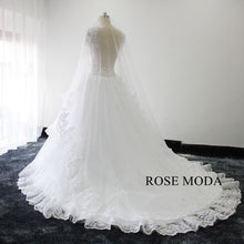 Load image into Gallery viewer, rosemodalongsleevesballgownweddingdress-g.jpg
