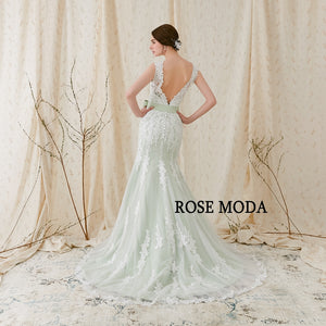 rosemoda mermaid dress back