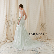 Load image into Gallery viewer, rosemoda mermaid dress side
