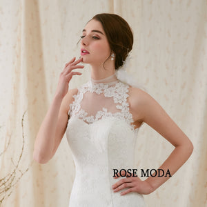 rosemoda lace bridal gown details