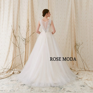 rosemoda weddingdress back