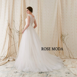 rosemoda weddingdress back side