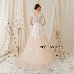 rosemoda weddingdress back