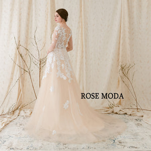 rosemoda weddingdress back side picture