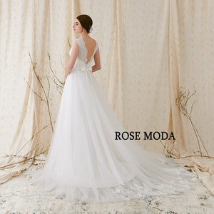 rosemoda weddingdress back side