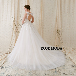 rosemoda weddingdress back side