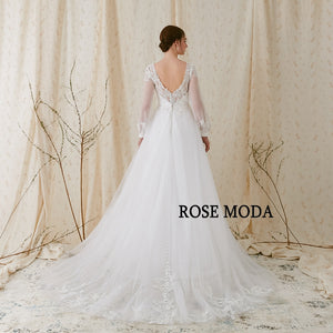 rosemoda weddingdress back